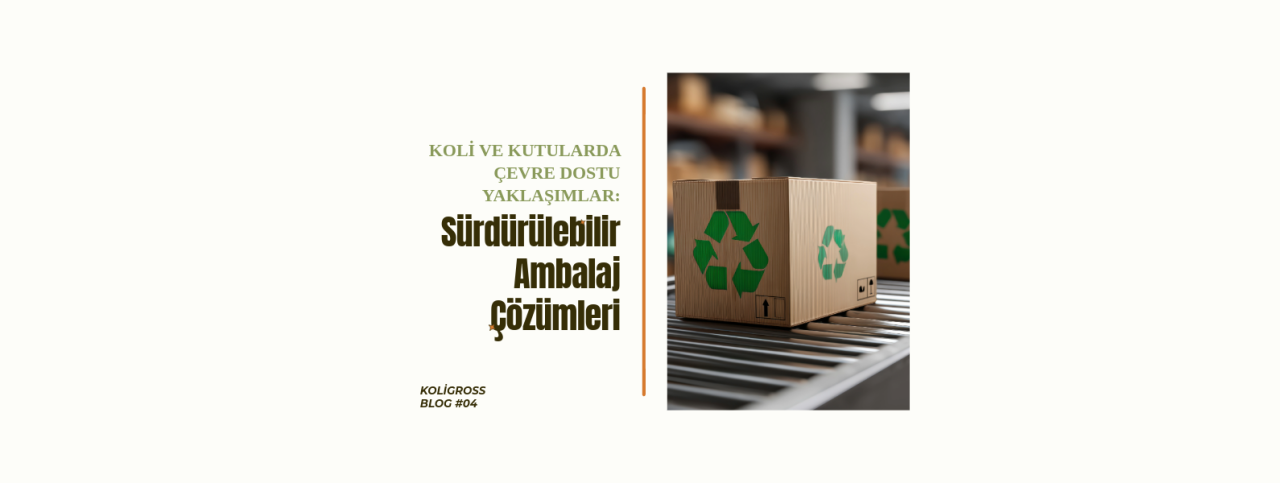 Koli ve Kutularda Çevre Dostu Yaklaşımlar: Sürdürülebilir Ambalaj Çözümleri