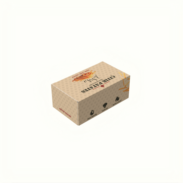 7x12x5 cm Krome Karton Patates Kutusu