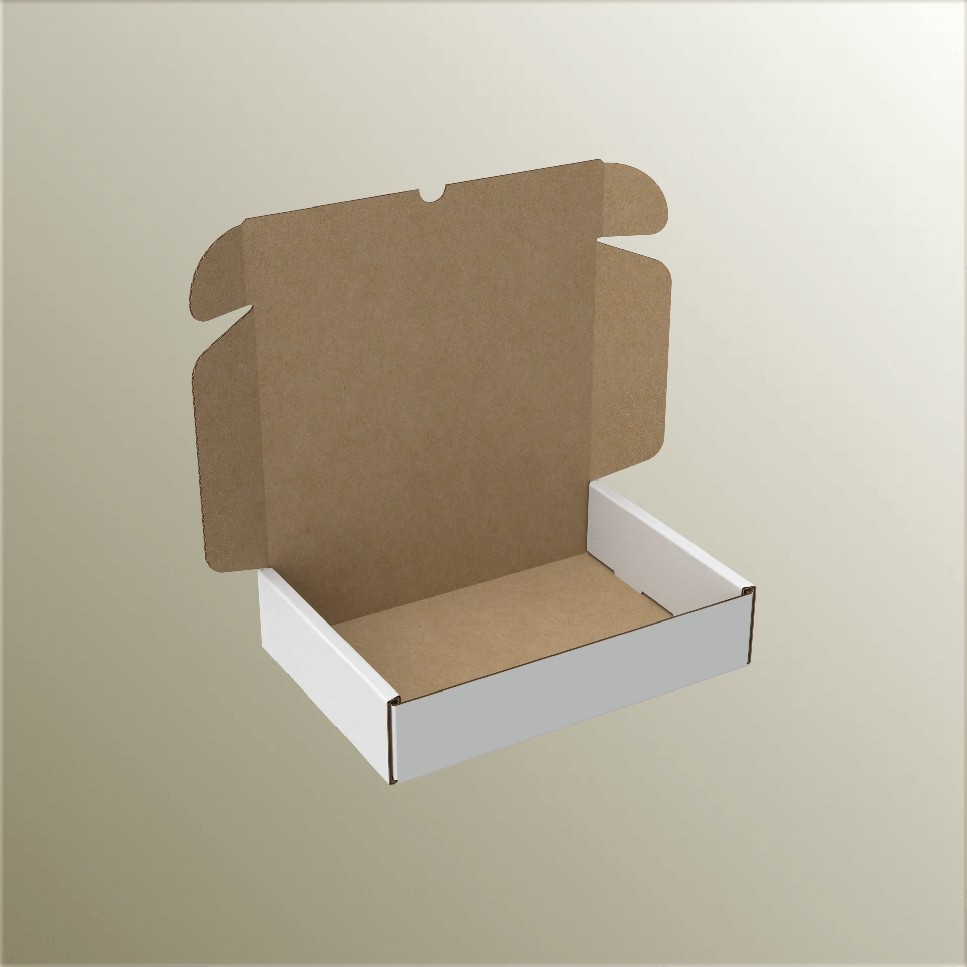 13.5x18.5x4 cm E-Ticaret ve Kargo Kutusu Beyaz - 50