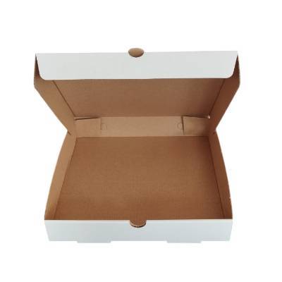 28x28x4 Beyaz Pizza Kutusu
